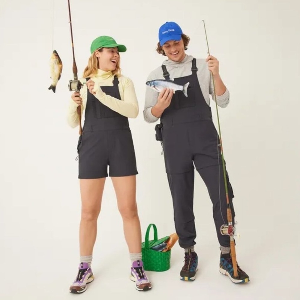 OV Outdoor voices Rectrek zip-off overall black xs